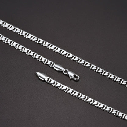 5mm Anchor Marine Chain Link Necklace for
