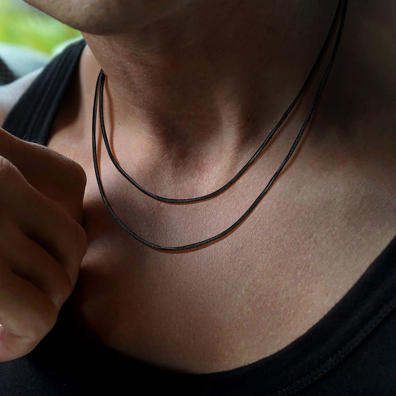 2mm Thin Snake Chain Set for