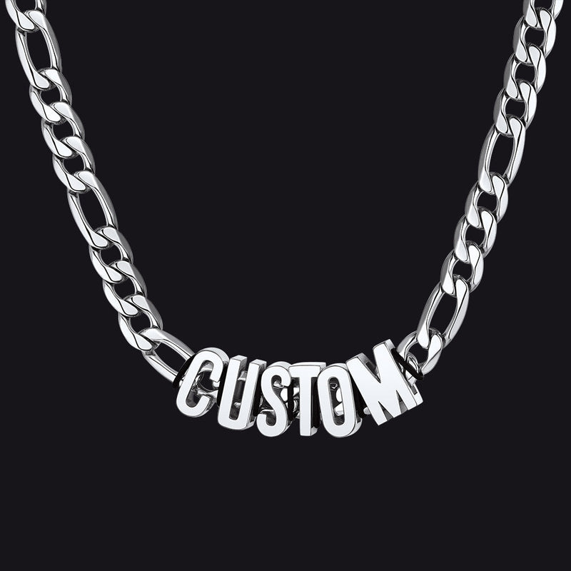 8mm Custom Name Cuban Chain Necklace for