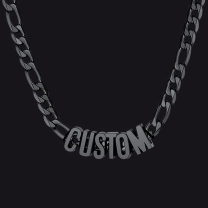 8mm Custom Name Cuban Chain Necklace for