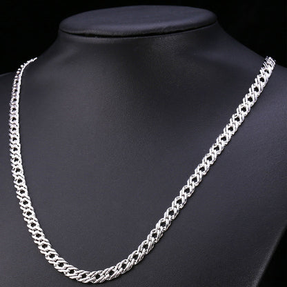 6mm Width Chain Link Necklace for
