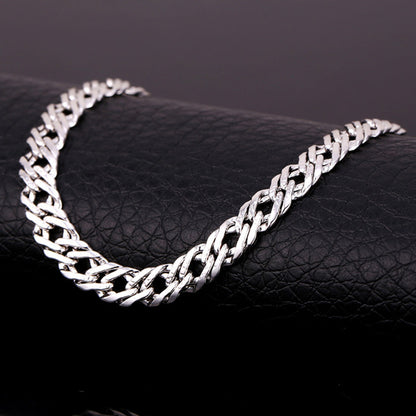 6mm Width Chain Link Necklace for