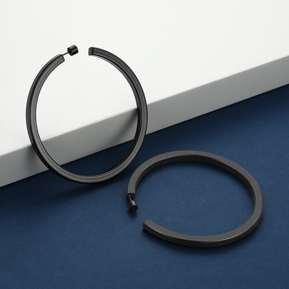 20/30/40/60/80mm Minimalist Hoop Earrings for