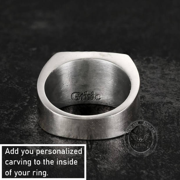 Till Death Do Us Part Skull Heart Sterling Silver Ring