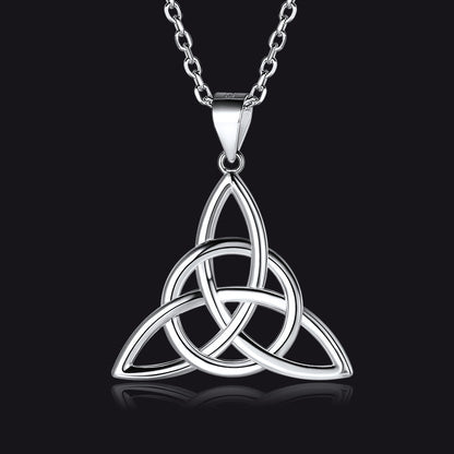 Sterling Silver Irish Celtic Knot Necklace for