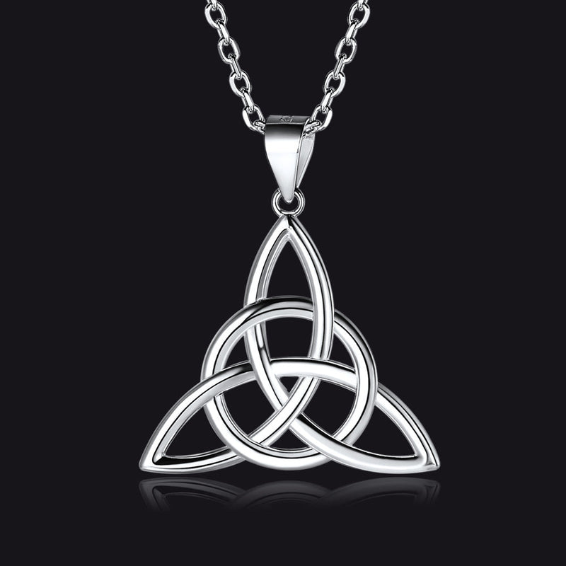 Sterling Silver Irish Celtic Knot Necklace for