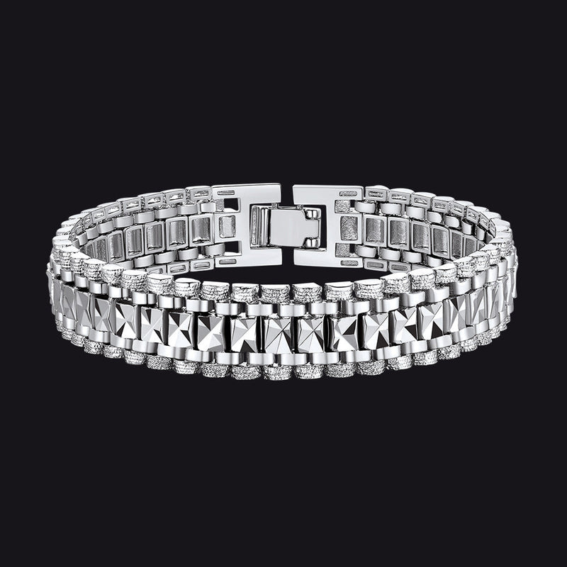 Chunky Watch Strap Link Chain Bracelet for