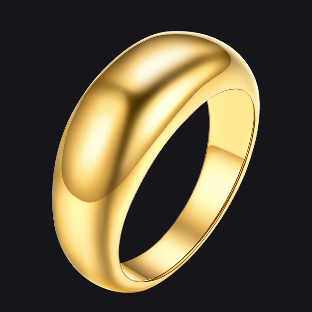 Chunky Dome Statement Ring for , 8/16/23mm Width