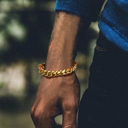 Stainless Steel Cuban Link Curb Bracelet for