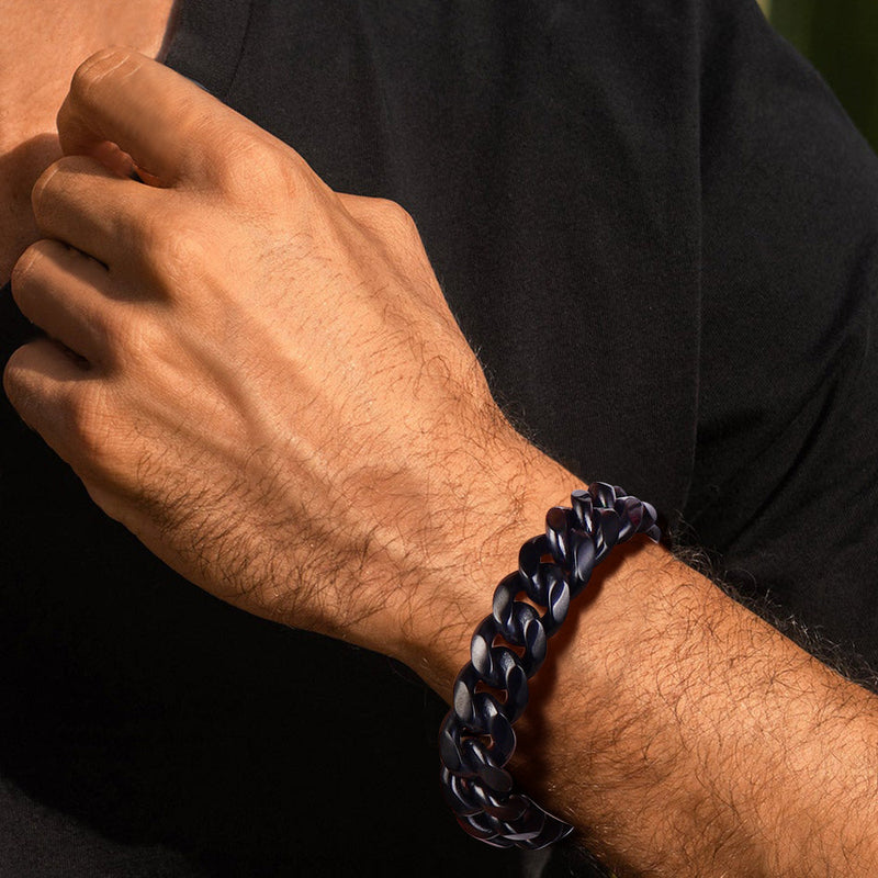 Stainless Steel Cuban Link Curb Bracelet for