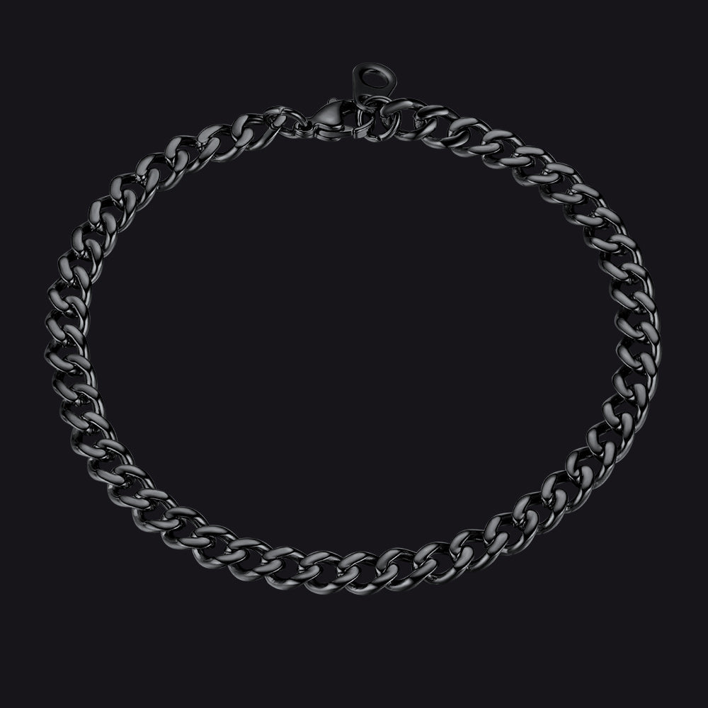 Thick Cuban Chain Link Bracelet for 5/7/9/12mm Width