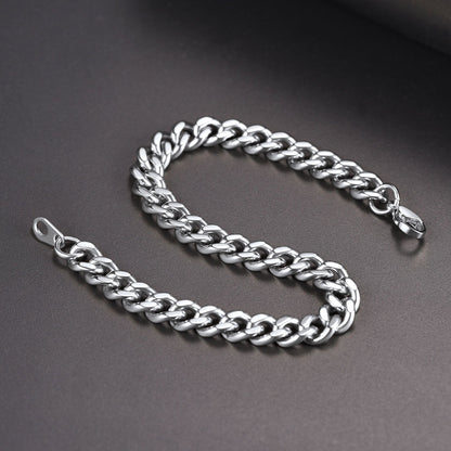 Thick Cuban Chain Link Bracelet for 5/7/9/12mm Width