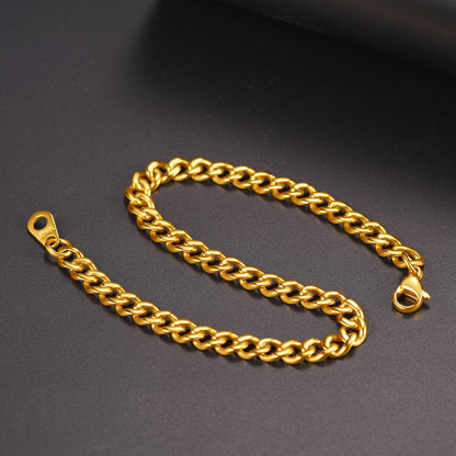 Thick Cuban Chain Link Bracelet for 5/7/9/12mm Width