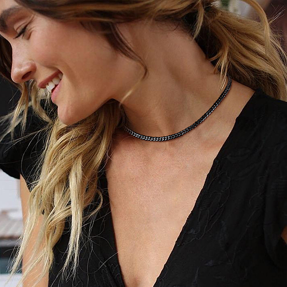 Chunky Miami Curb Cuban Link Chain Necklace for