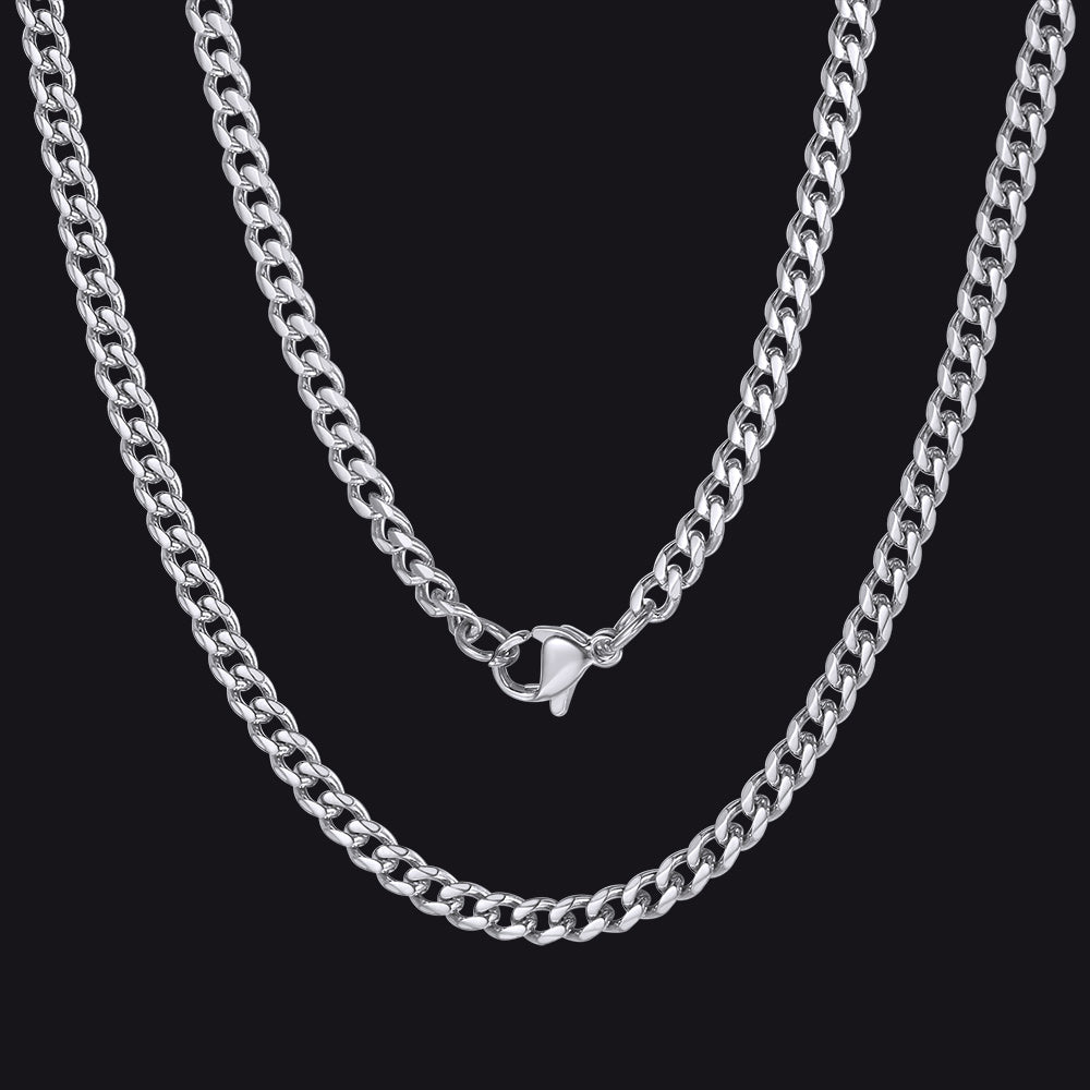 Chunky Miami Curb Cuban Link Chain Necklace for