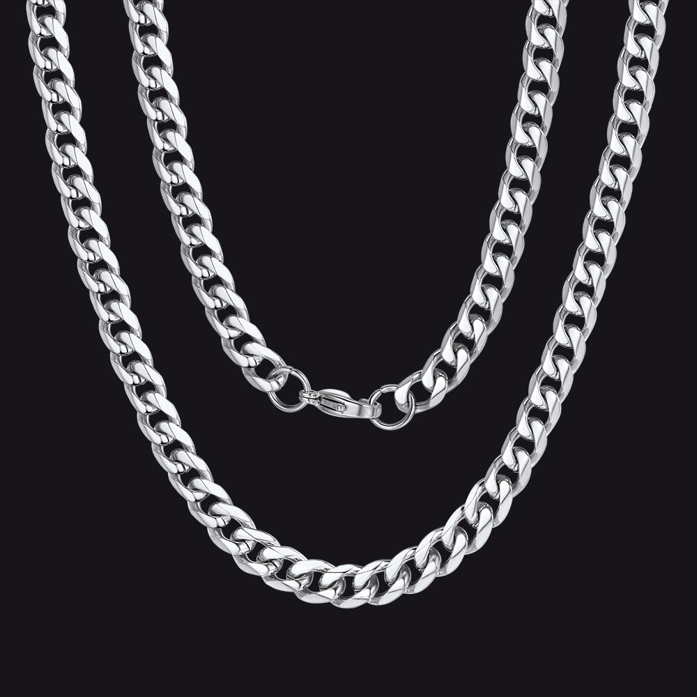 Chunky Miami Curb Cuban Link Chain Necklace for