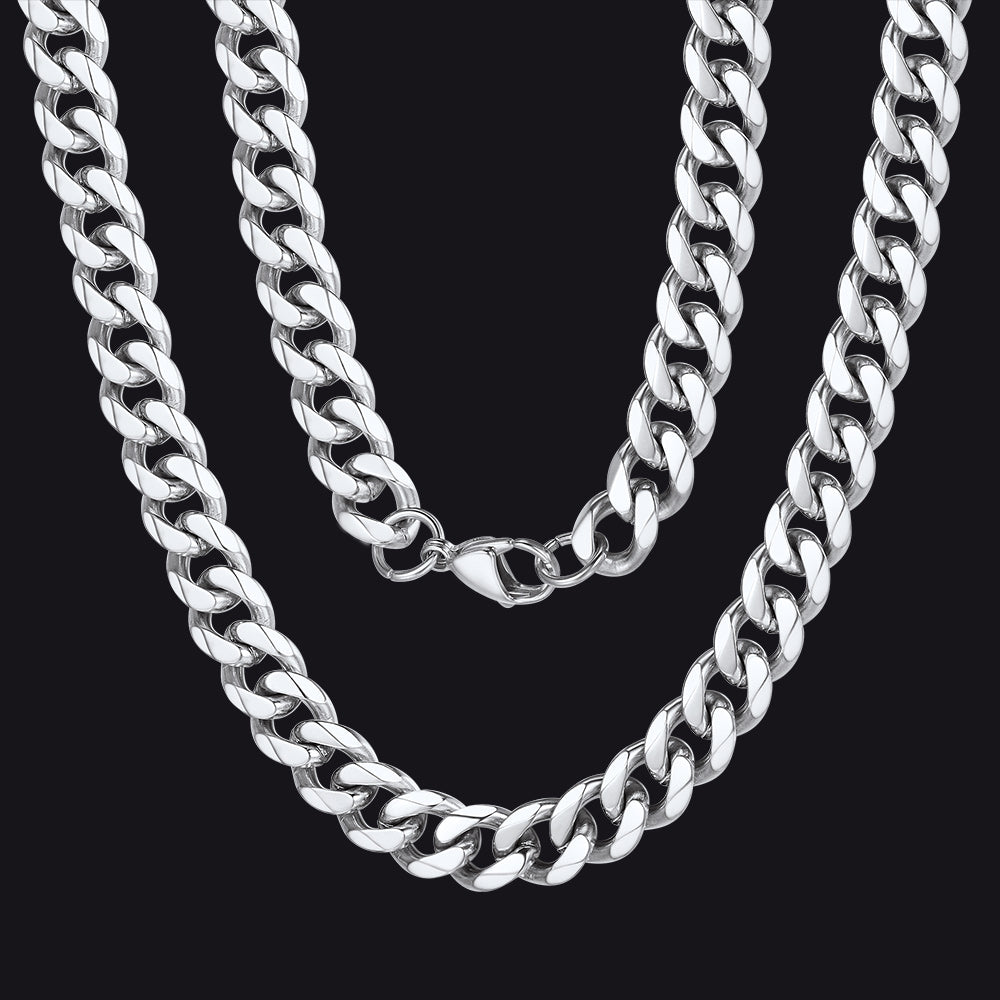 Chunky Miami Curb Cuban Link Chain Necklace for