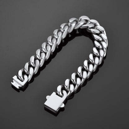 Miami Cuban Chain Bracelet 5/7/9/12mm Width Birthday Gift for