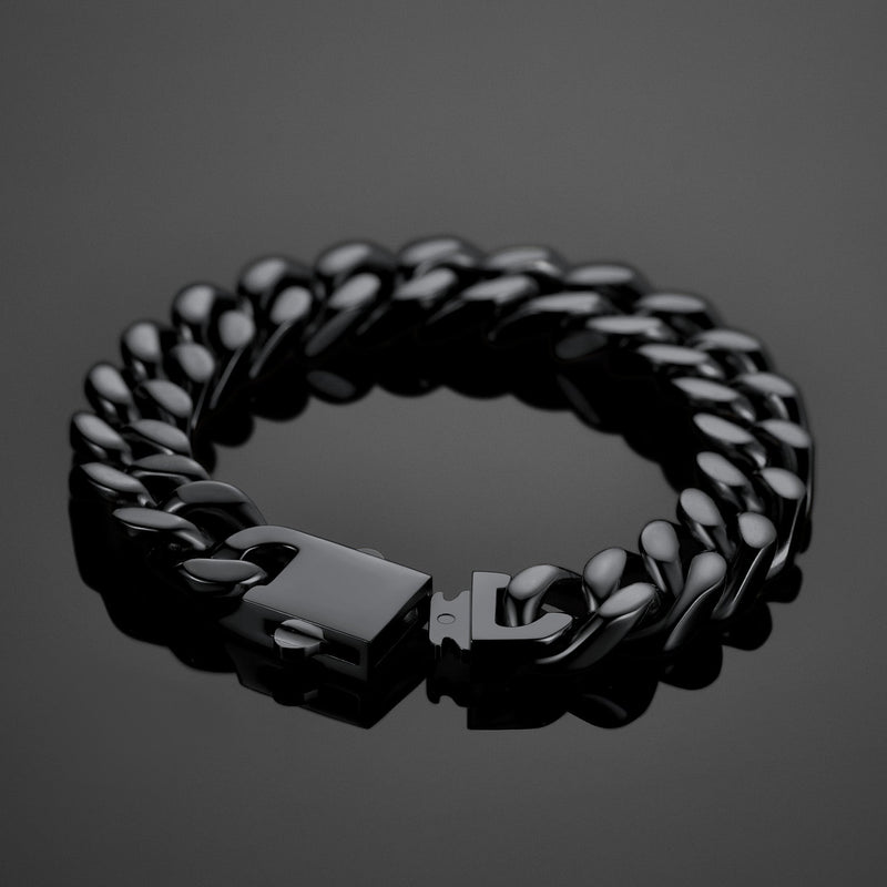 Miami Cuban Link Chain Bracelet 5/7/9/12mm Width for