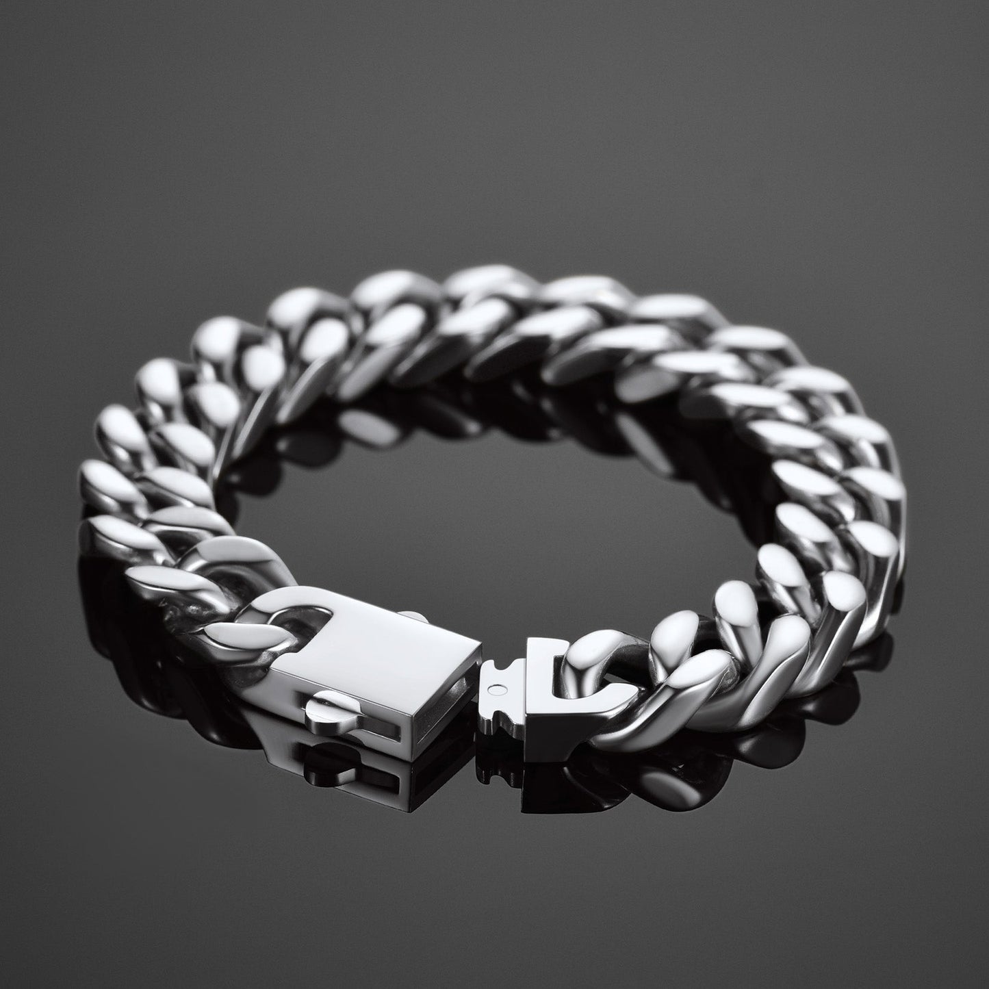 Miami Cuban Link Chain Bracelet 5/7/9/12mm Width for