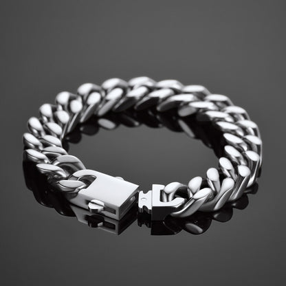 Miami Cuban Chain Bracelet 5/7/9/12mm Width Birthday Gift for