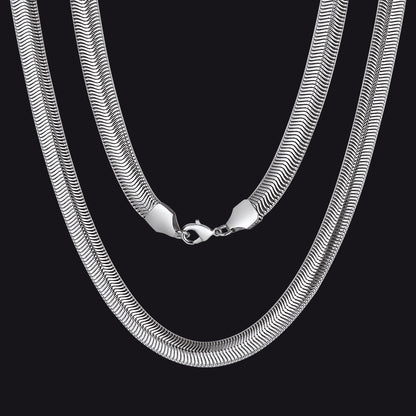 Snake Chain Link Necklace for 8mm