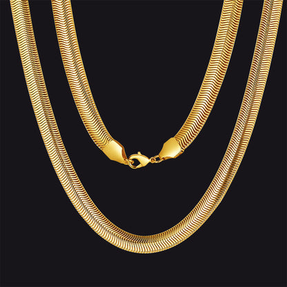 Snake Chain Link Necklace for 8mm