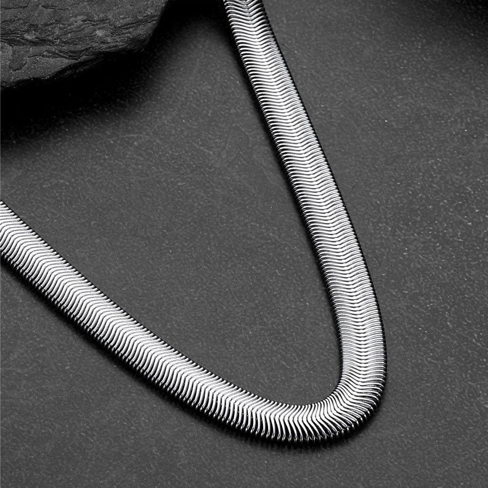2mm Thin & 8mm Bold Snake Chain Set for