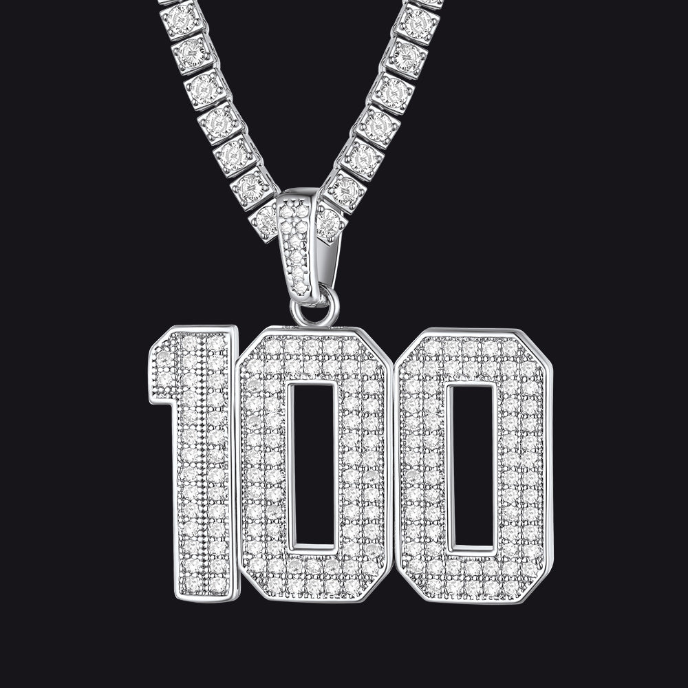 Gameday Custom Jersey Number Necklace With Cz for Sports Fan Cool Gifts