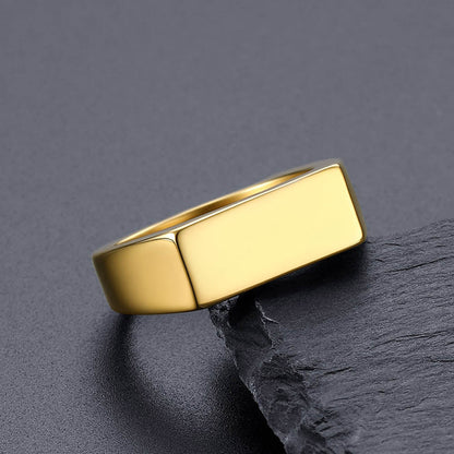 Customized Minimalist Band Ring for