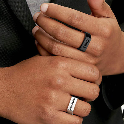 Customized Minimalist Band Ring for