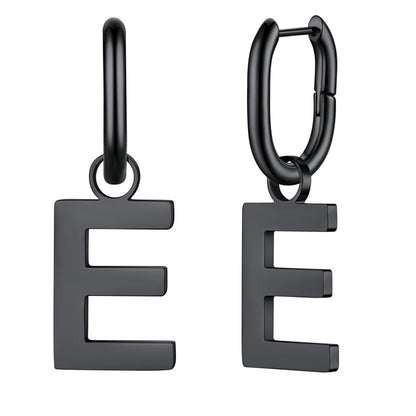 Hypoallergenic Initial Letter Dangle Earrings for