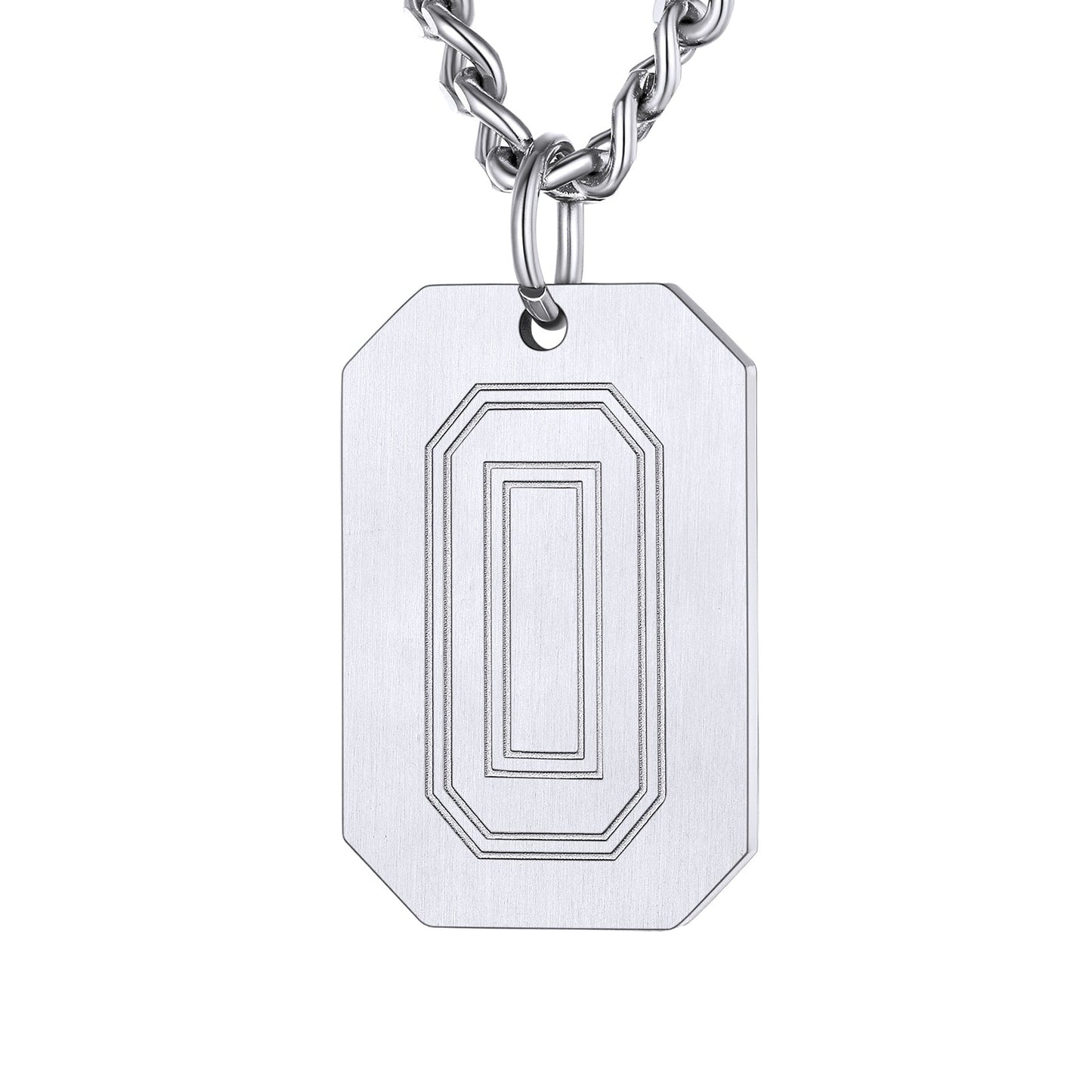 Custom Baseball Jersey Number Dog Tag Necklace for Sport