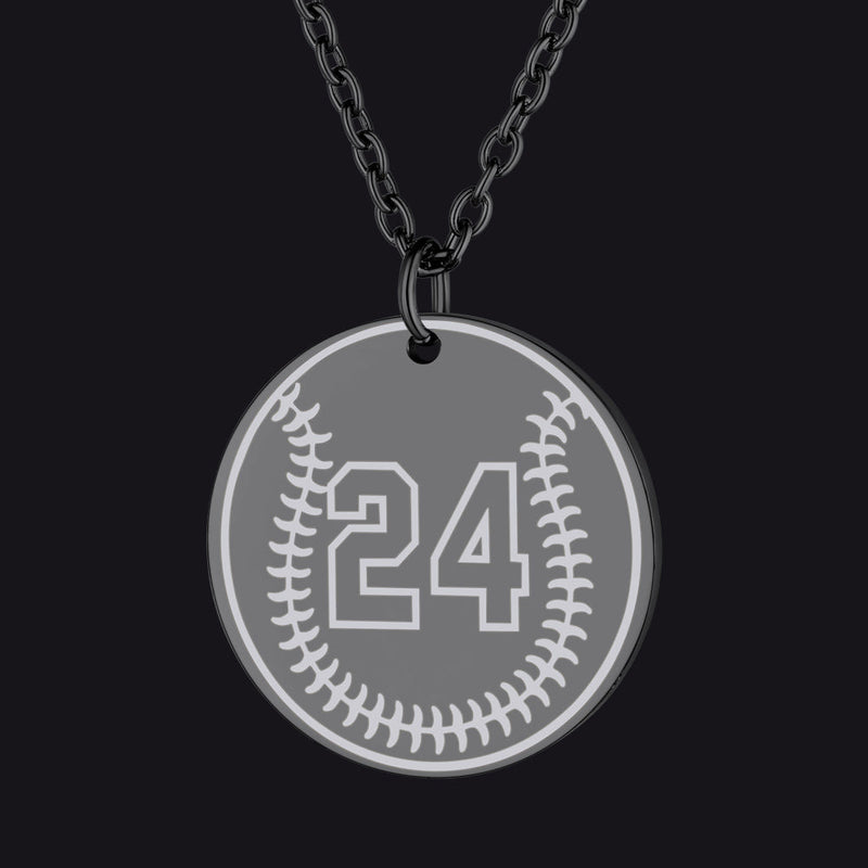 Custom Sports Necklace Jersey Number for & Sport Fans