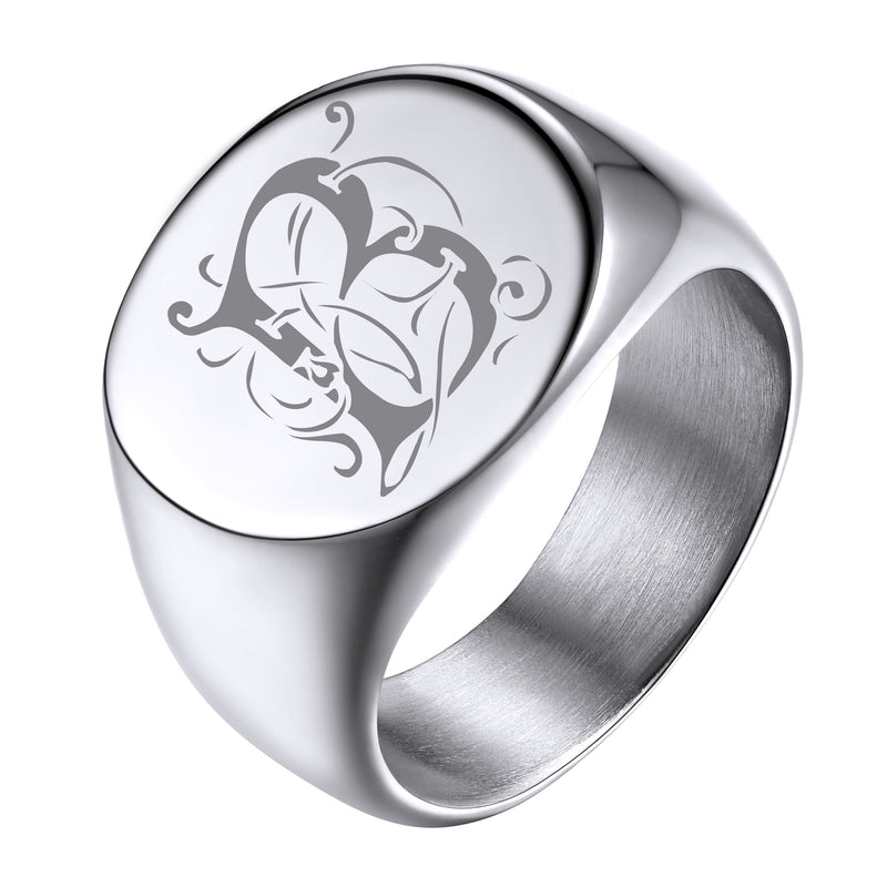 Customized Statement Signet Ring Gifts for
