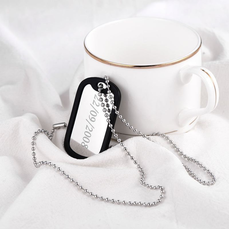Personalized Military Army Photo Dog Tag Necklace With Picture for
