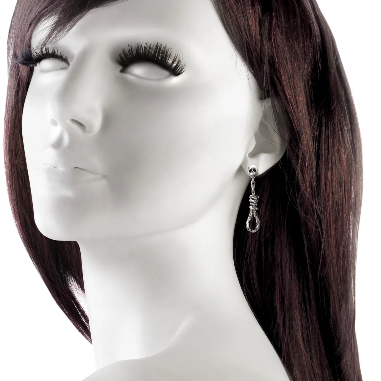 Hang Man's Noose Skull Earring by Alchemy Gothic