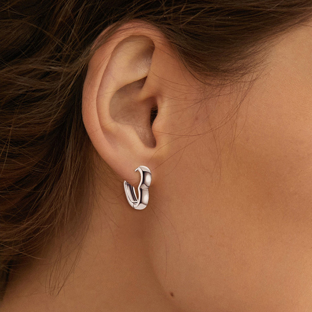 Dainty Heart-shaped Earrings for