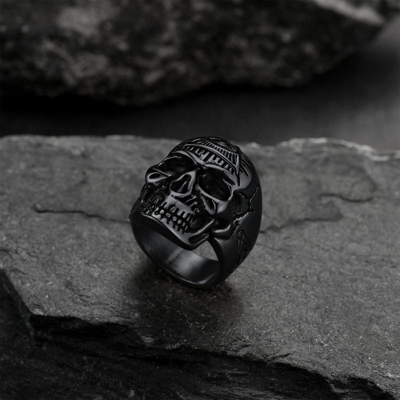 Eye of Providence Skull Ring for
