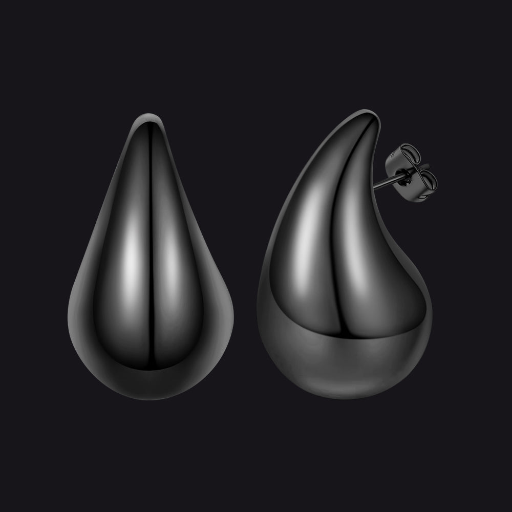 Water Droplets Stud Earrings for 10/20/30mm