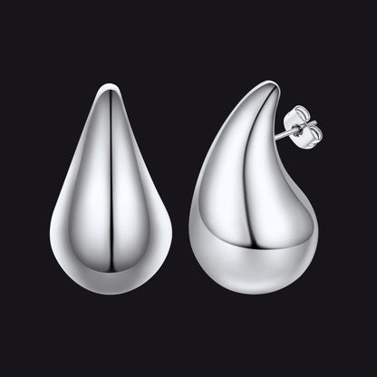 Water Droplets Stud Earrings for 10/20/30mm