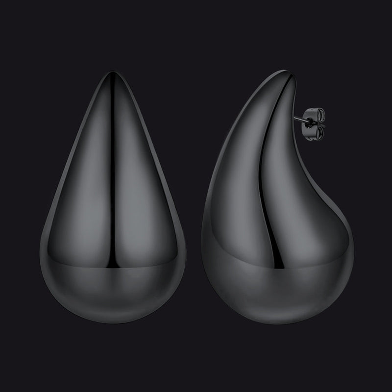 Water Droplets Stud Earrings for 10/20/30mm