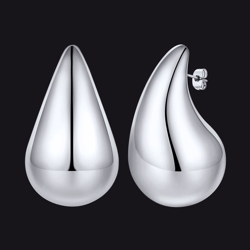 Water Droplets Stud Earrings for 10/20/30mm