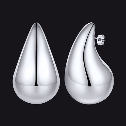 Water Droplets Stud Earrings for 10/20/30mm