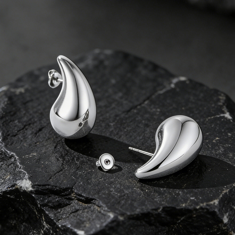 Water Droplets Stud Earrings for 10/20/30mm