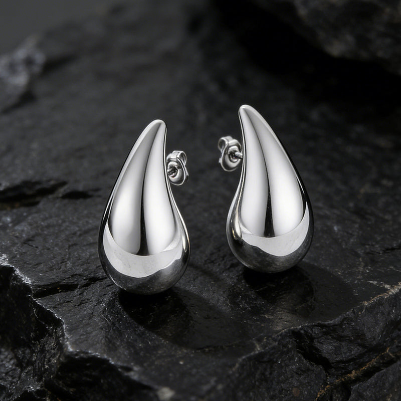 Water Droplets Stud Earrings for 10/20/30mm