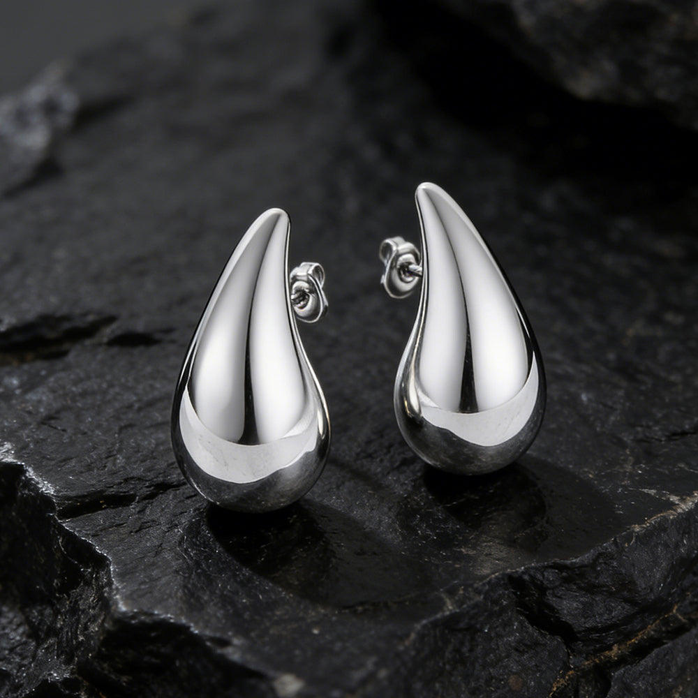 Water Droplets Stud Earrings for 10/20/30mm