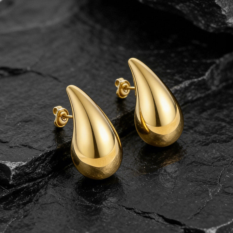 Water Droplets Stud Earrings for 10/20/30mm