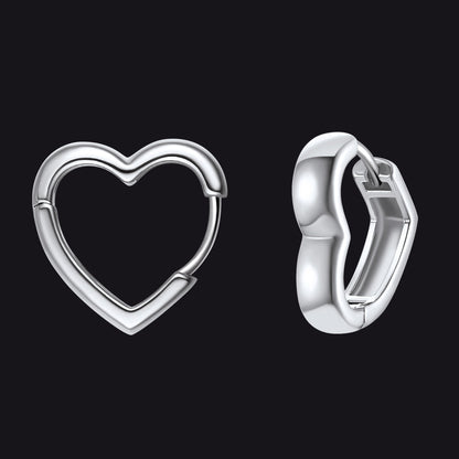 Dainty Heart-shaped Earrings for