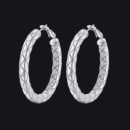 30/40/60/80mm Simple Oversized Hoops Earrings for